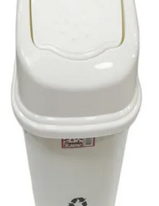BASURERA VAIVEN 40 LITROS BLANCA